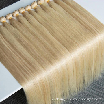 Uniky raw wefted human hair extensions curly lace closure 613 blonde bundles with frontal hair weave diatributors